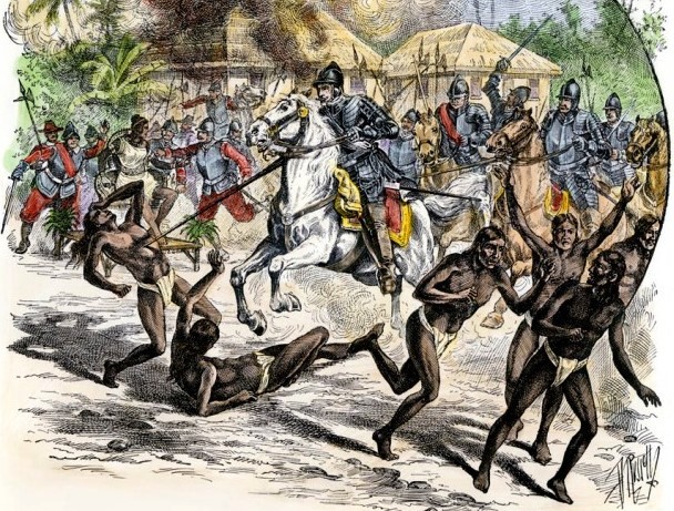 Image result for christopher columbus slaves